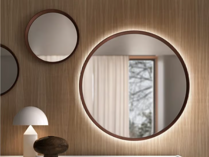 PEEP - Round framed wall-mounted mirror _ Capo d’Opera